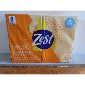 8-Pack ZEST Lemon Peel Agave Bar Soap 4oz Bars